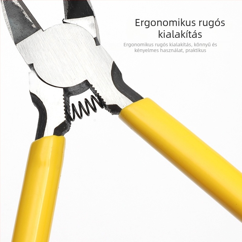 6 hüvelykes diagonális vágófogó huzalokhoz, rozsdamentes acél, ipari minőség