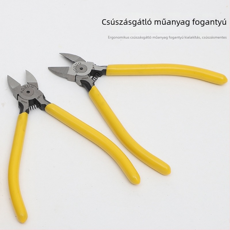 6 hüvelykes diagonális vágófogó huzalokhoz, rozsdamentes acél, ipari minőség
