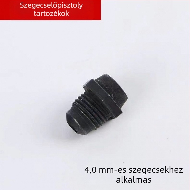 Ipari minőségű szegecsgép kézi működtetéssel, eredeti tartozékok, fúvóka és pisztolyfej