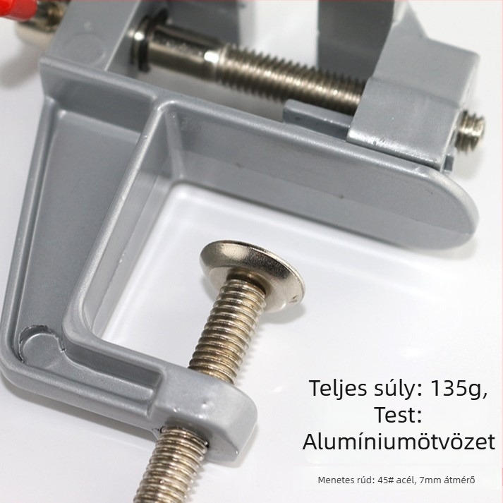 Mini bench vise, DIY eszköz, alumínium ötvözet