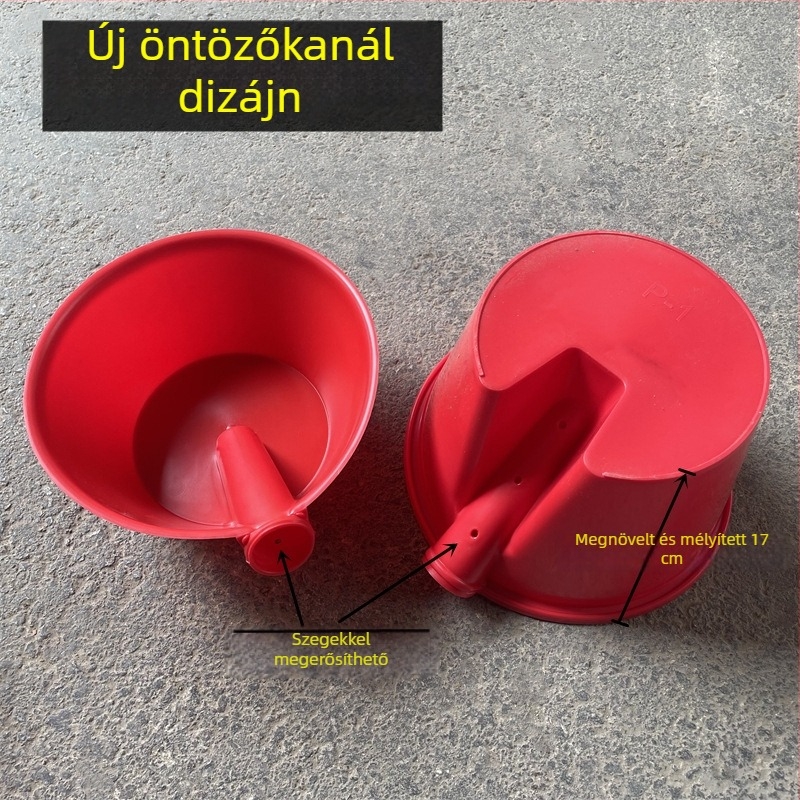 Hosszú nyelű műanyag öntözőkanál a növények öntözéséhez