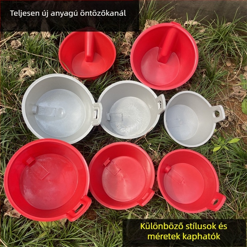 Hosszú nyelű műanyag öntözőkanál a növények öntözéséhez