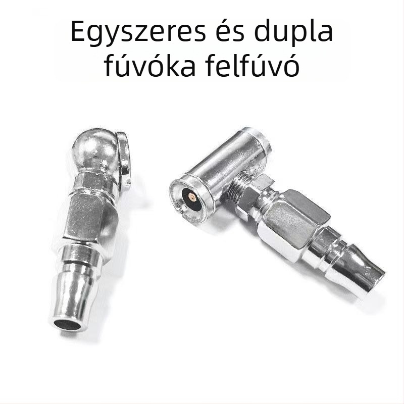 T-típusú kettős fejű fúvóka gumijavításhoz elektromos kerékpárokhoz