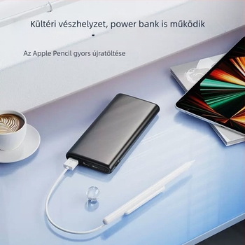 Vezeték nélküli mágneses töltő kapacitív stylushoz, kompatibilis az Apple Pencil Gen 2-vel