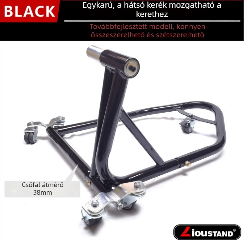 Universális motorkerékpár-emelő keret egyetlen rocker-karral Ducati Latte Augusta Kaiyue – oldalsó tartó karbantartáshoz