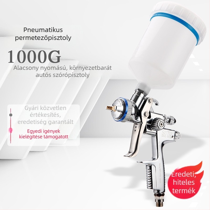 SUTU 1000B autófesték spraypisztoly – pneumatikus festékszóró, magas atomizációval