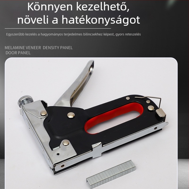 Szögpisztoly és faipari szögek: egyenes, U-formájú és kerethez való szögek