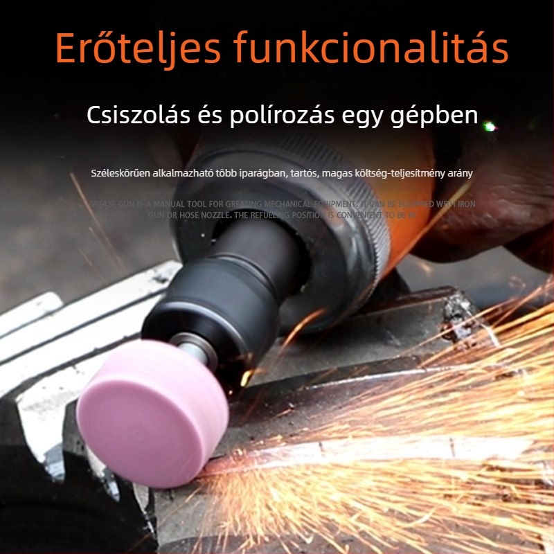 ULEMA pneumatikus csiszoló 3–6 mm-es befogóval autógumi javítására és polírozására