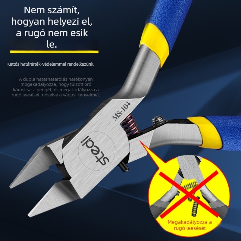 MS-104 egyenes élű modell sprue vágóolló és ultra vékony fogó készlet Gundam katonai modellek összeállításához
