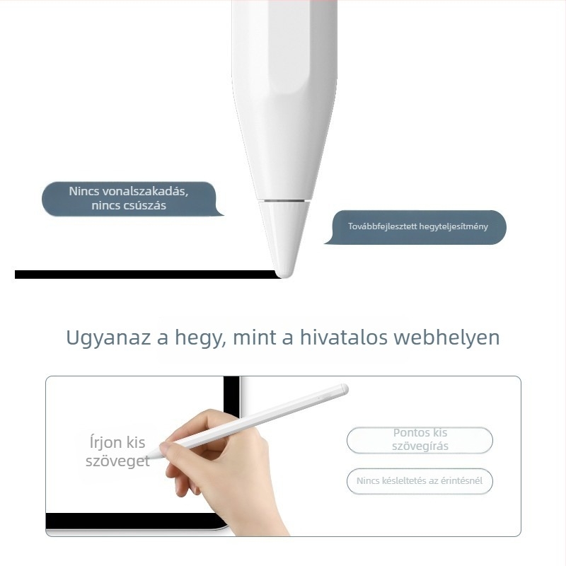 Samsung táblagépekhez univerzális kapacitív stylus, fém test, mágneses rögzítés