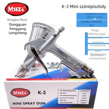 MUZI K3 Pneumatikus permetezőpisztoly DK-3 játékbőrkabáthoz
