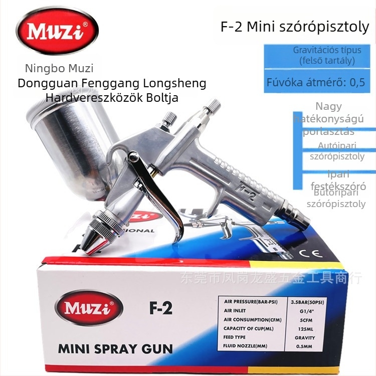 MUZI K3 Pneumatikus permetezőpisztoly DK-3 játékbőrkabáthoz