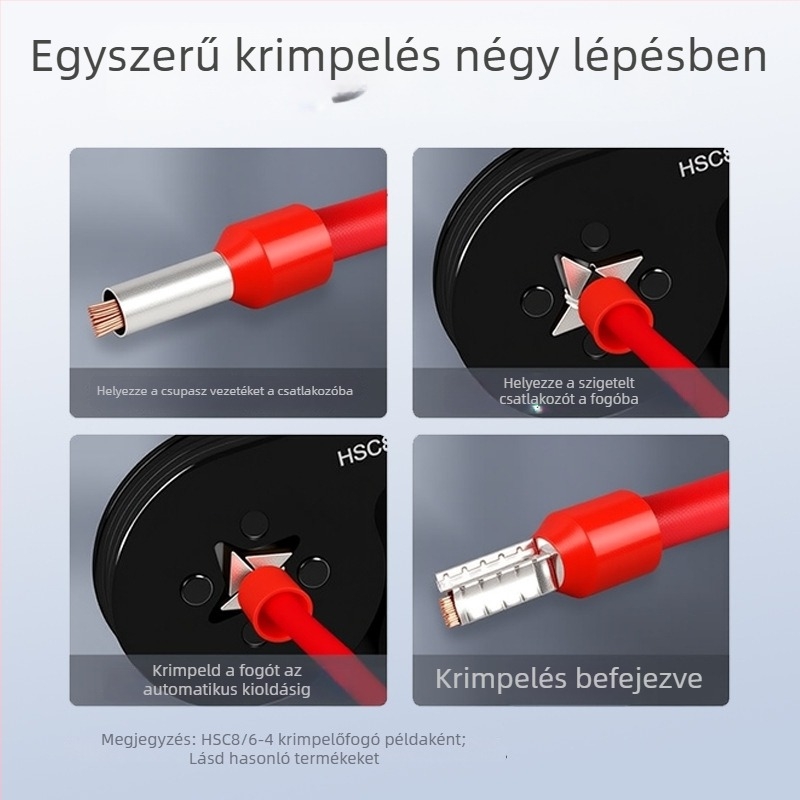 Multifunkcionális szerszámkészlet vezetékek ki- és crimpeelésére, villanyszerelőknek, hordozható eszköztartó