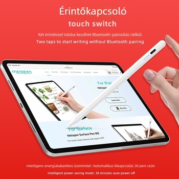 iPad stylus, kompatibil Huawei kapacitív tollal, Apple Pencil és univerzális kapacitív toll