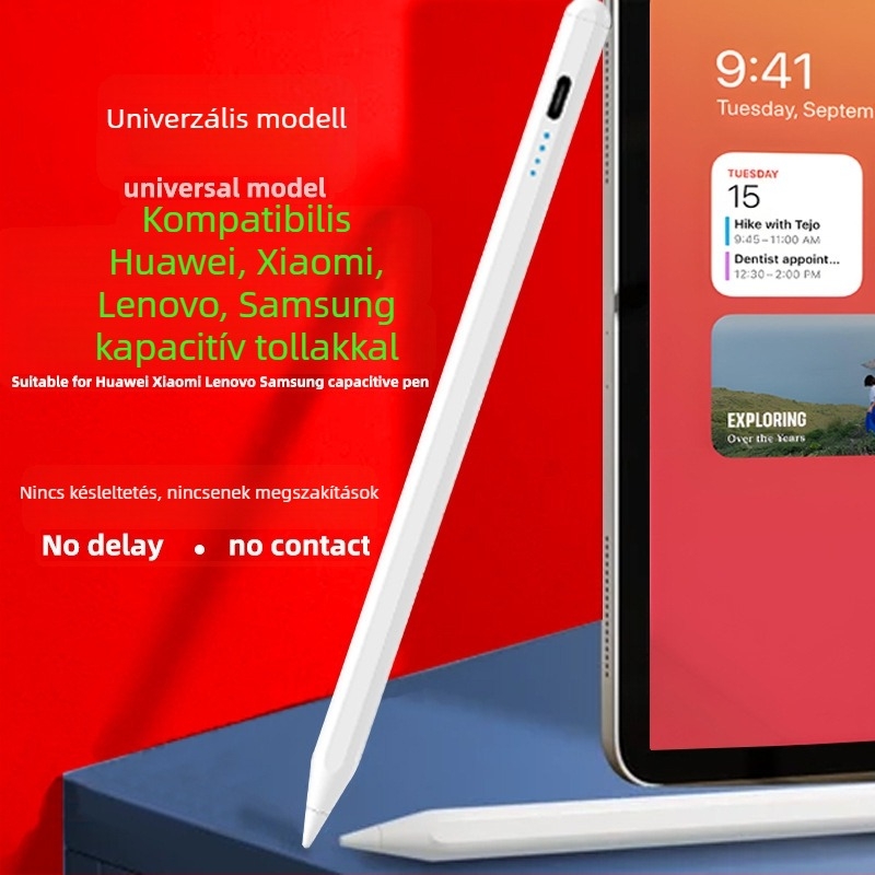 iPad stylus, kompatibil Huawei kapacitív tollal, Apple Pencil és univerzális kapacitív toll