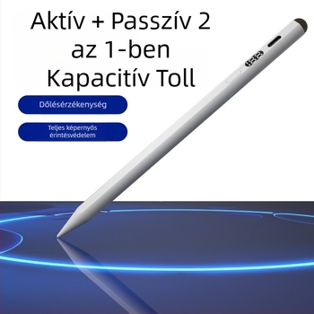 Univerzális kapacitív toll digitális kijelzővel Android és Apple táblagépekhez és okostelefonokhoz.