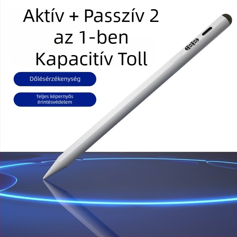 Univerzális kapacitív toll digitális kijelzővel Android és Apple táblagépekhez és okostelefonokhoz.
