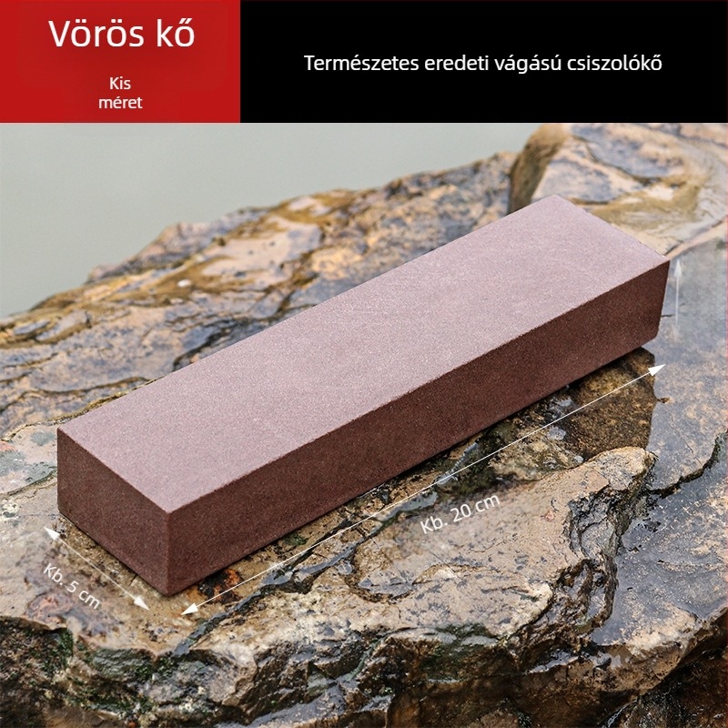 Nagy méretű háztartási köszörűkő, konyhai kések élezésére, olajos köszörűkő, zöld kő és egyéb élező kövek