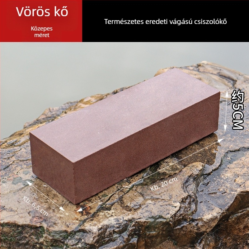 Nagy méretű háztartási köszörűkő, konyhai kések élezésére, olajos köszörűkő, zöld kő és egyéb élező kövek