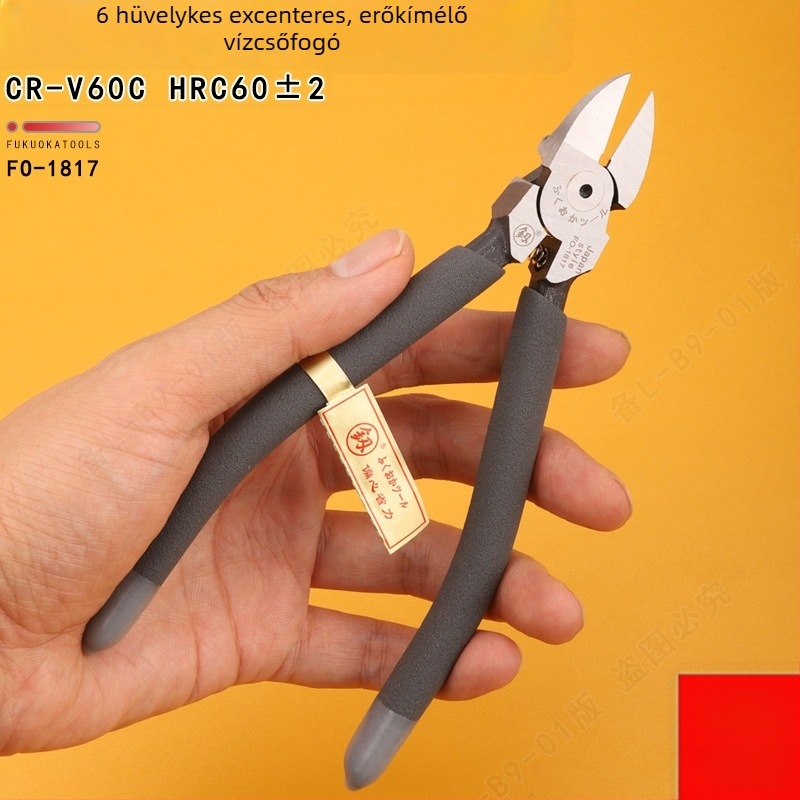 Hakke FO-1817 6 hüvelykes diagonális fogók műanyag modellekhez, offset kialakítás, könnyebb vágás, éles él