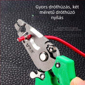 Többfunkciós mini vezetékleválasztó fogó alumíniumötvözetből, zárható kivitel, nagy keménységű, kompakt és hordozható