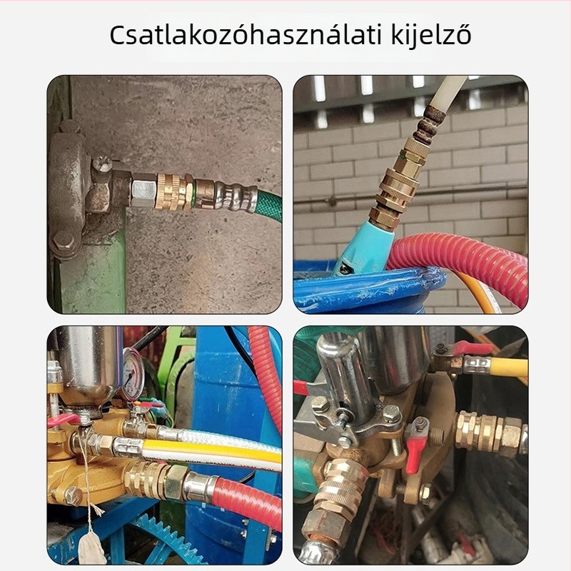 Gyors csatlakozó magasnyomású permetezőhöz, forgó egység, M14×1.5, mezőgazdasági permetező, leválasztható