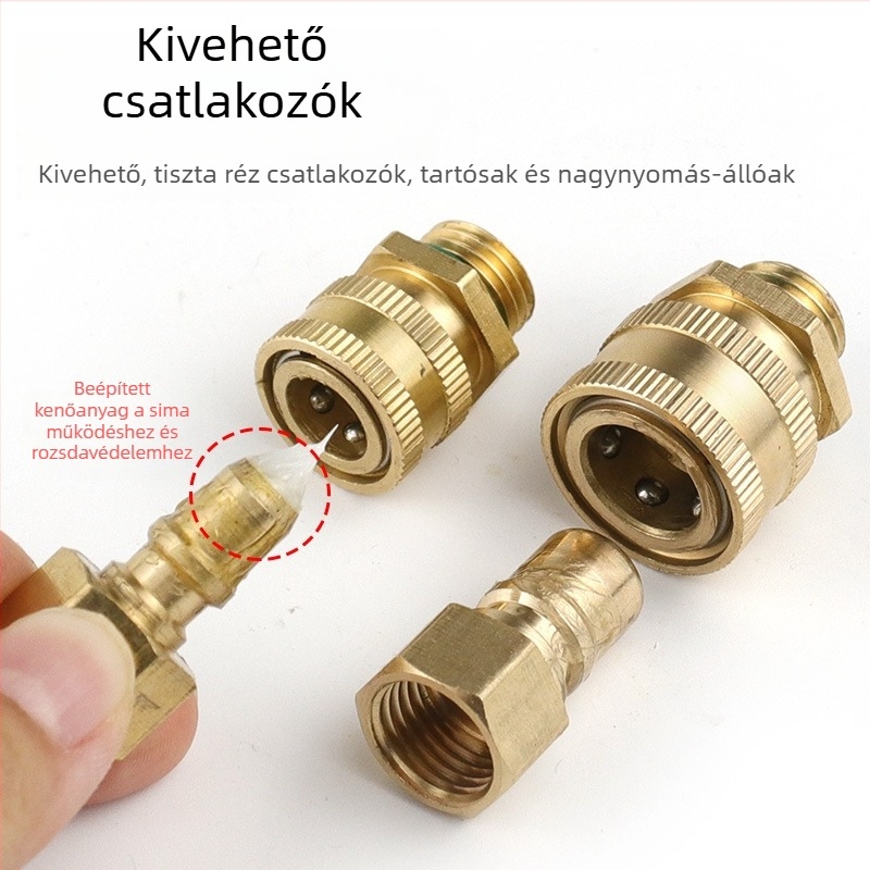 Gyors csatlakozó magasnyomású permetezőhöz, forgó egység, M14×1.5, mezőgazdasági permetező, leválasztható