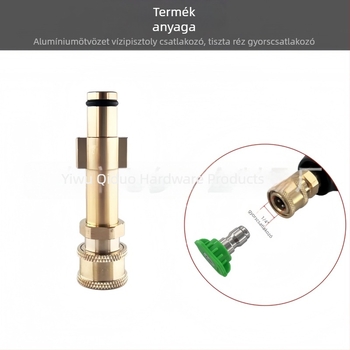 1/4 Quick-Connect univerzális adapter Greenfield/Yili 5-ös sorozatú autómosó gépekhez