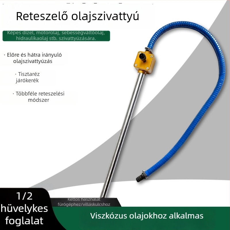 Puluoen Kétirányú olajpumpa, olajokhoz, kompatibil elektromos csavarhúzóval és fúróval