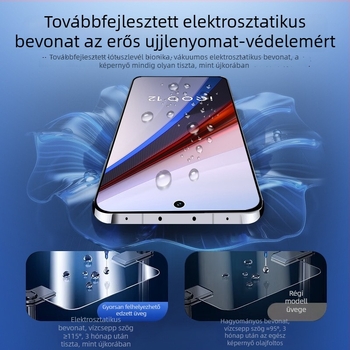 IQOO 15 Ultra és IQOO Z11 Turbo kijelzővédő edzett üvegből pormentes telepítődobozzal