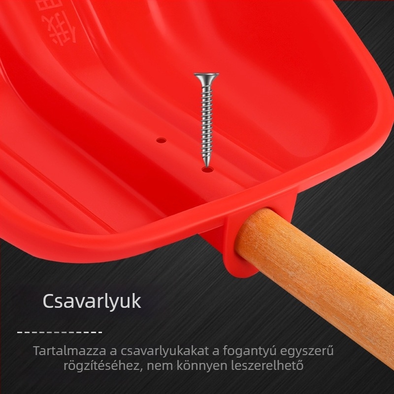 Mezőgazdasági műanyag lapát, edzett műanyagból, mezőgazdasági eszköz hó eltávolítására, extravastag és kopásálló, nagy méret rizsre és kukoricára