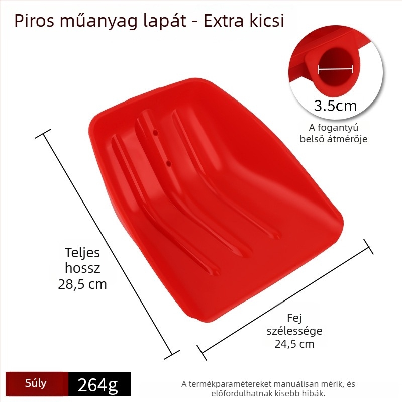 Mezőgazdasági műanyag lapát, edzett műanyagból, mezőgazdasági eszköz hó eltávolítására, extravastag és kopásálló, nagy méret rizsre és kukoricára
