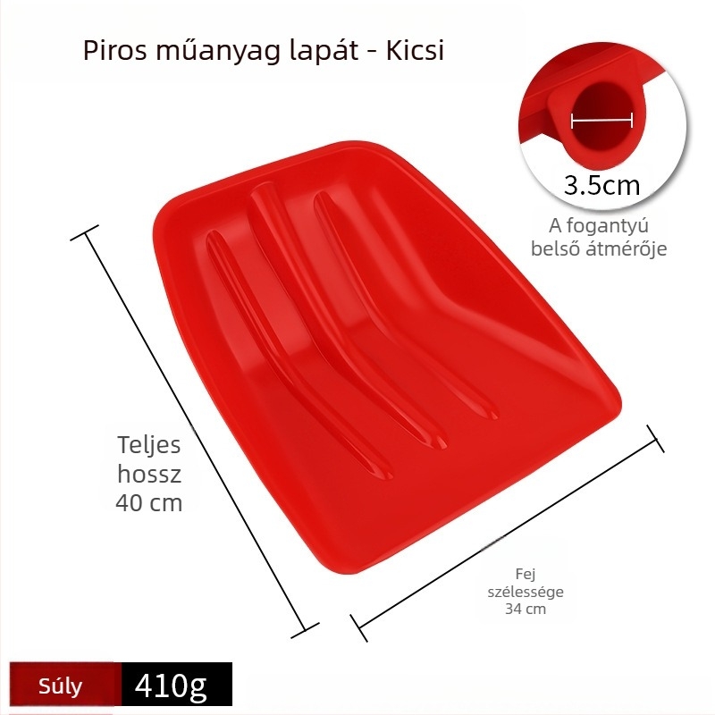 Mezőgazdasági műanyag lapát, edzett műanyagból, mezőgazdasági eszköz hó eltávolítására, extravastag és kopásálló, nagy méret rizsre és kukoricára