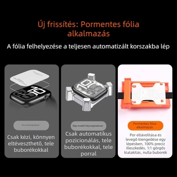Huawei Band 11hez készült PMMA-kompozit kerámiás elülső védőfólia, GT6-46/41 kompatibilis
