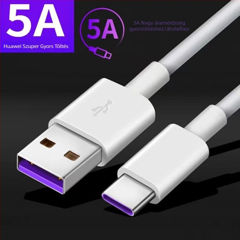 2A Gyors töltésű USB-C adatkábel Android eszközökhöz, Type-C