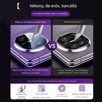 Huawei Mate X6 lencsefilm, Mate X5 hátlapi kamera védőfólia, teljes fedettség, gyűjteményes kiadás