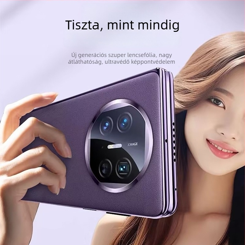 Huawei Mate X6 lencsefilm, Mate X5 hátlapi kamera védőfólia, teljes fedettség, gyűjteményes kiadás
