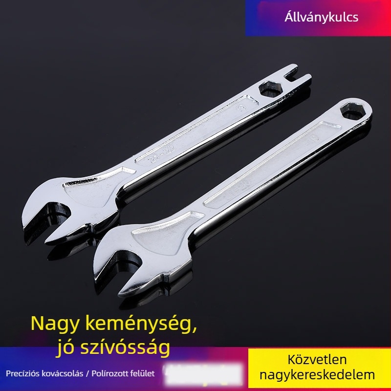 Króm-vanádium acélból készült állványzati kulcs, faipari ütőkulcs, többfunkciós eszköz