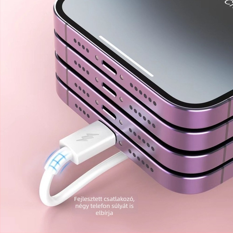 Abhis Core Smart Series Lightning PD adatkábel, 1 m, iPhone 8–14 kompatibilis, PD 20W töltés