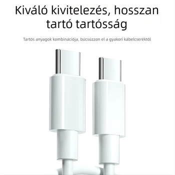 Apple iPhone 16 PD gyors töltéshez – töltő, USB-C kábel és adatkábel, töltőfej készlet