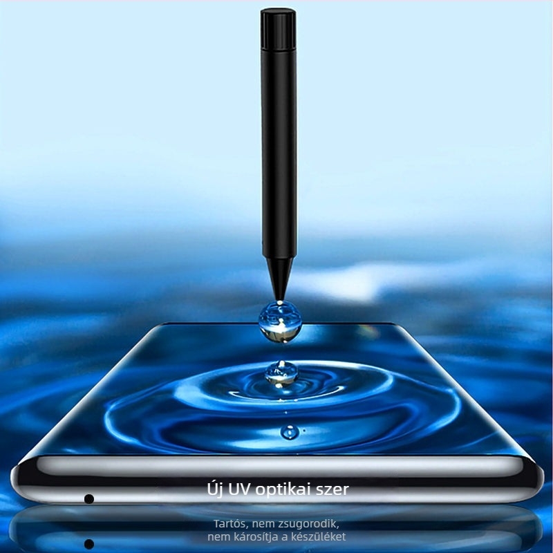 Huawei P60 Pro és P60 Art számára privát képernyővédő – edzett üveg, teljes ragasztás, UV-kötéses film