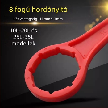 25/30 L-es vegyi hordó fedélnyitó és tömítő szerszám, műanyag