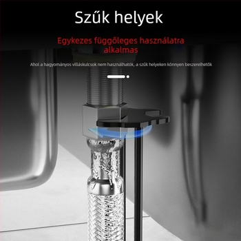 Többfunkciós mosogató-készülék csaptelekhez, tömlőkhöz és szerelvényekhez – javítási és szerelési eszköz a fürdőszobába