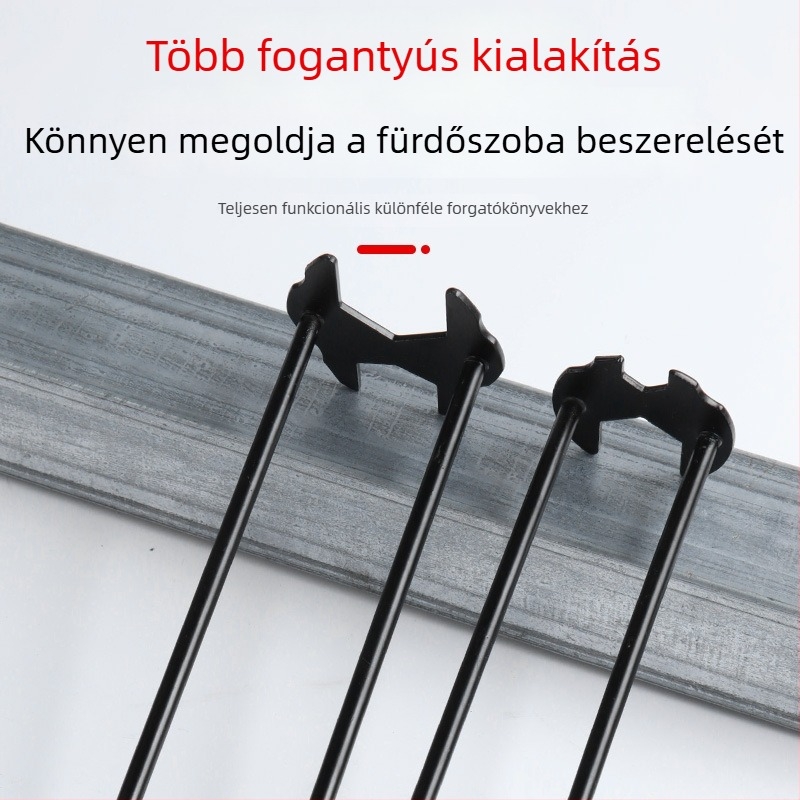 Többfunkciós mosogató-készülék csaptelekhez, tömlőkhöz és szerelvényekhez – javítási és szerelési eszköz a fürdőszobába