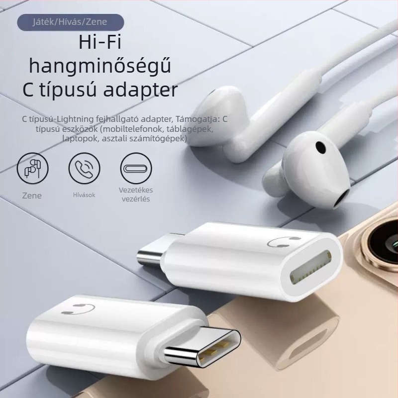 USB-C–Lightning audió átalakító iPhone-hoz