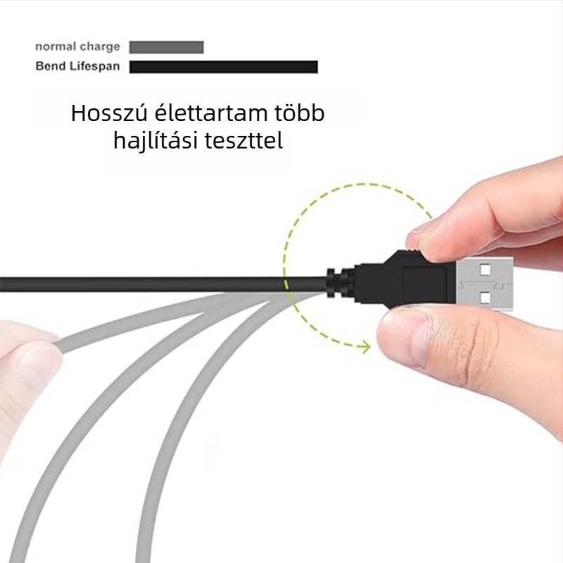Notebookhoz készült DC átalakítófejek készlete, 5 cserélhető fej, 5.5×2.1 mm, USB adapter