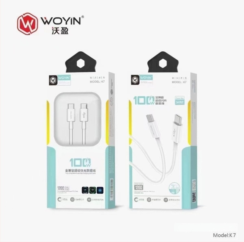 Win kettős Type-C gyors töltés és adatátvitel kábel Apple készülékekhez, vastagabb rézvezető, 1 m