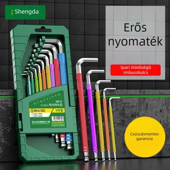 Shengda hatszögletű kulcs készlet automatikus összeszereléssel – hatszögletű kulcsok és hex fejű csavarhúzó eszköz