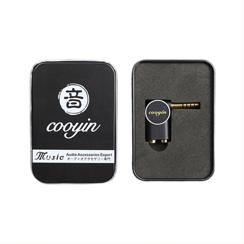 cooyin háromterminálás kiegyensúlyozott adapter, 4.4 mm-es kiegyensúlyozott férfi bemenet, 2.5/3.5 mm-es professzionális női aranyozott csatlakozó