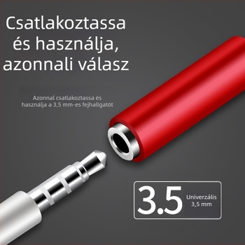 USB-C 2-in-1 audio- és töltés adapter Apple eszközökhöz, 3,5 mm jack-kel